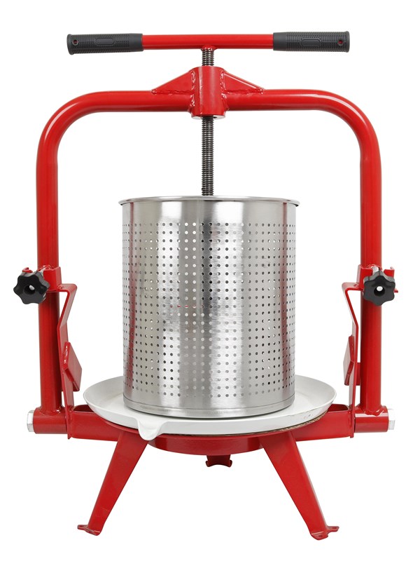 Green>it Fruktpresse - rustfri - 14 liter.