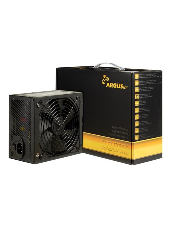 Inter-Tech Argus GPS-800 Strømforsyning (PSU) - 800 Watt - 140 mm - ATX 2.4 - 80 Plus Gold sertifisert