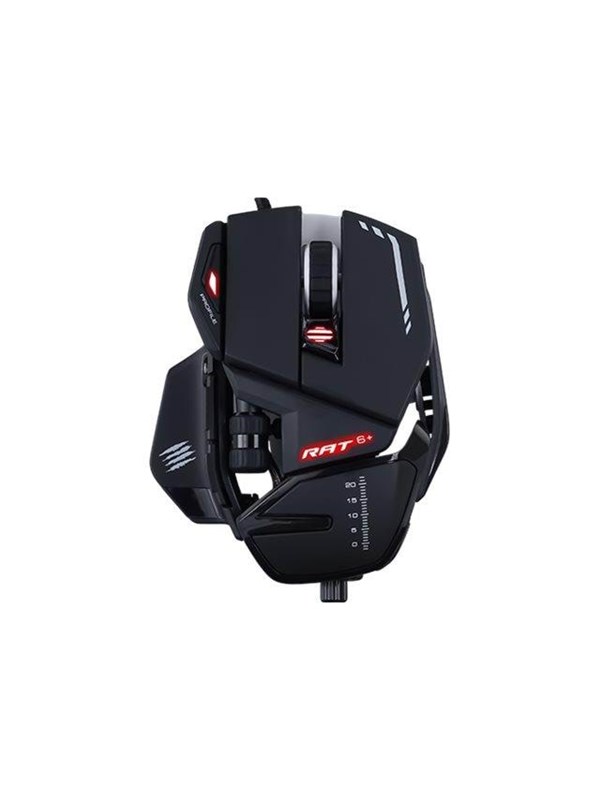 Mad Catz R.A.T. 6+ - Gaming mus - Optisk - 11 knapper - Svart