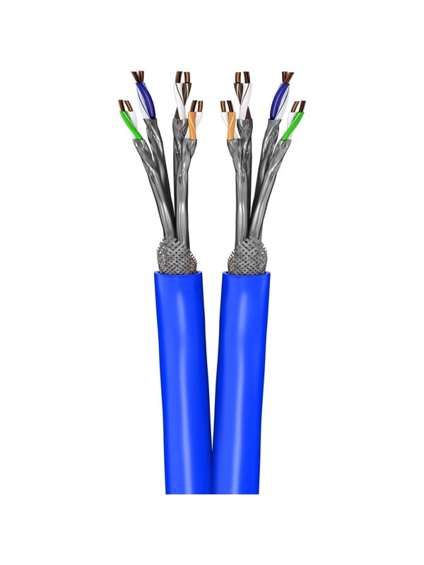 Pro LAN S/FTP CAT 7A Duplex - Blå - 100m