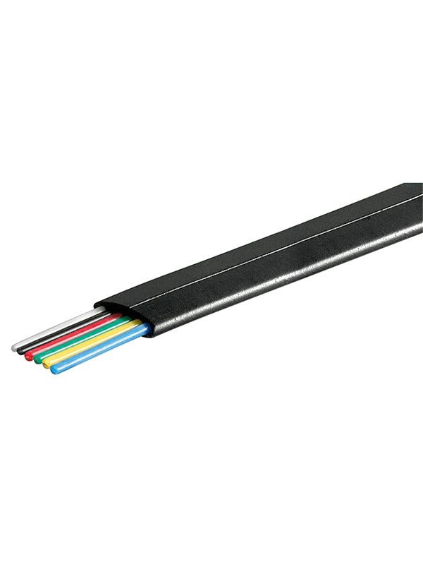 Pro Telephone flat cables 6-core 500 m reel AWG 28.