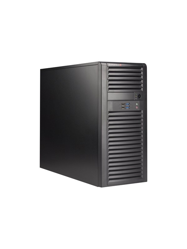 Supermicro SC732 D4-668B - Kabinett - Tower - Svart