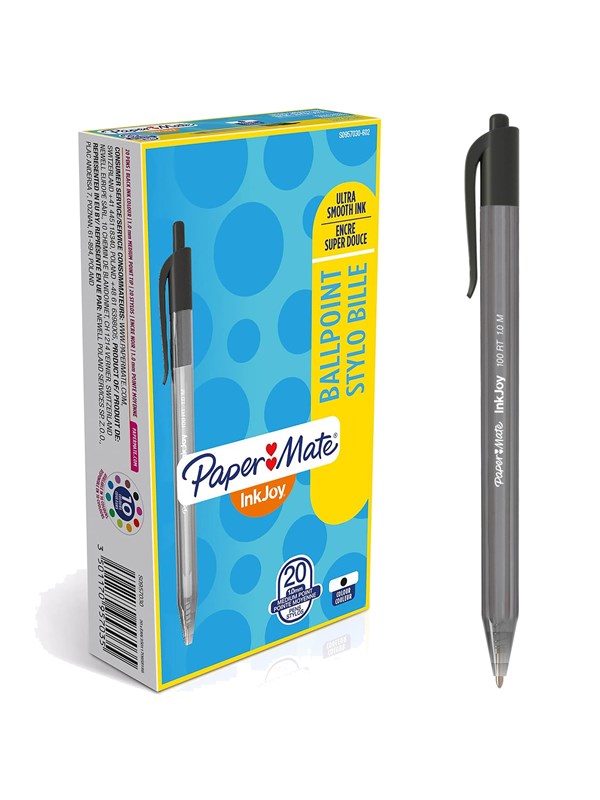 Paper Mate InkJoy 100 RT (klikk) M Sort
