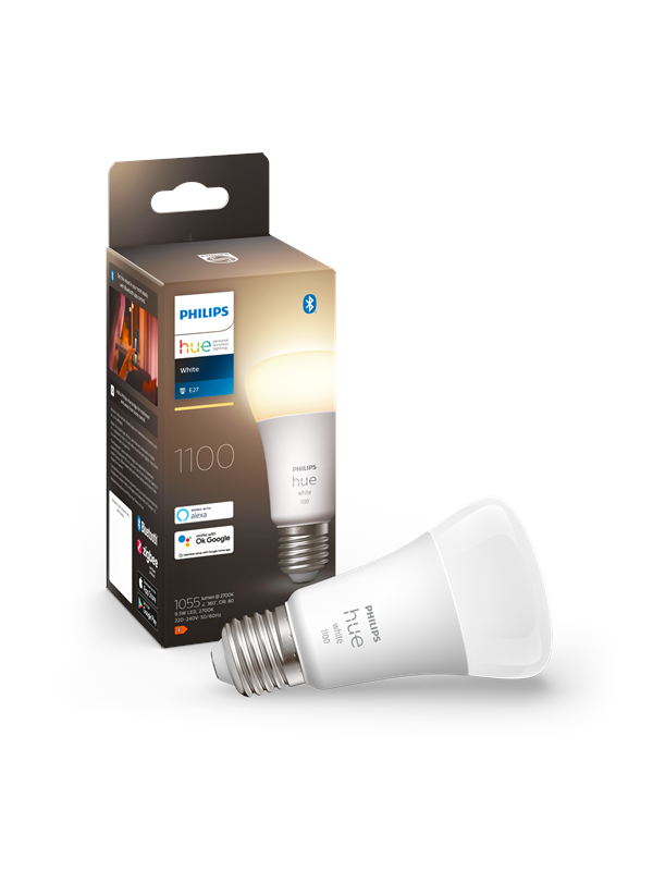 Philips Hue White A60 E27 1100 Lumen – 1-pakning