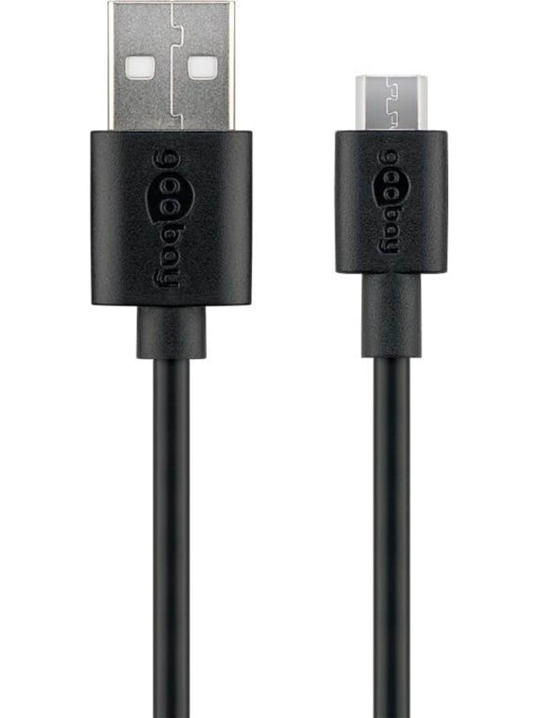 Pro USB-A <-> USB Micro-B - 1m - Svart