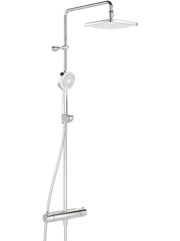 Oras Nova Style Rain shower system chrome