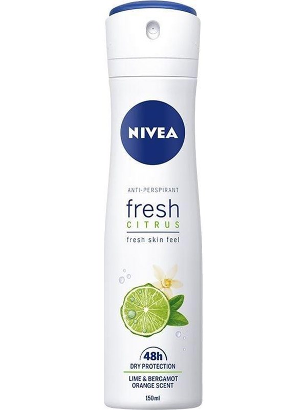 Nivea Fresh Citrus Deodorant 48h Spray