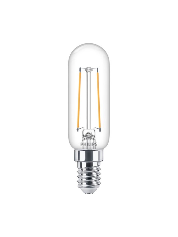 Philips LED-lyspære Classic T25L 2.1W/827 (25W) Clear E14
