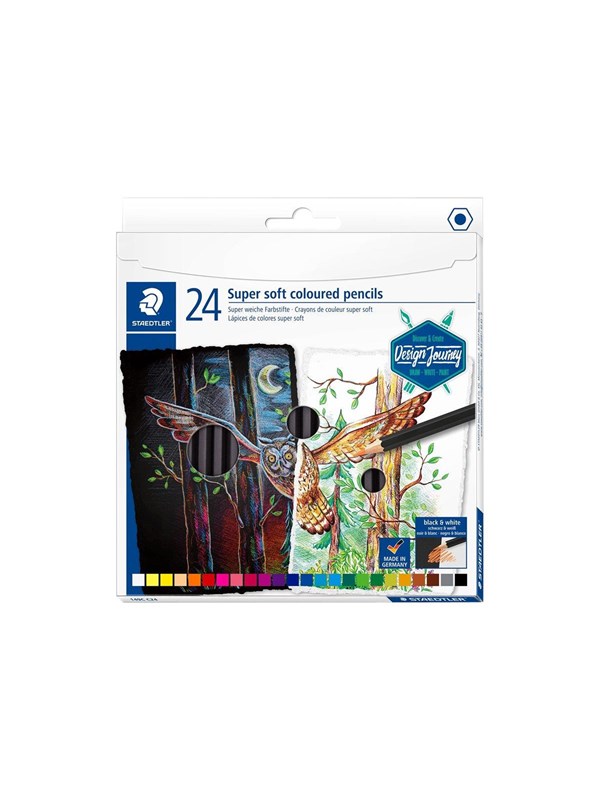 Staedtler Coloured pencil soft24pcs 100% PEFC