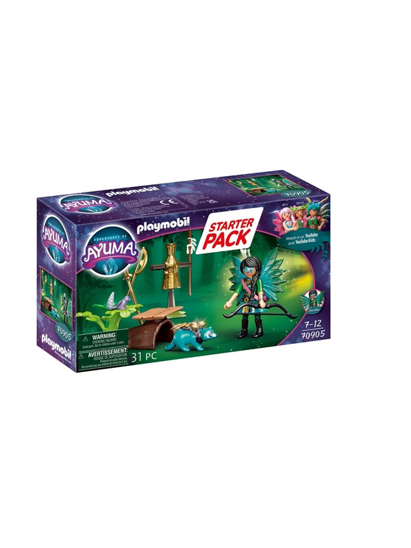 Playmobil StarterPack - Starter Pack Knight Fairy med vaskebjørn