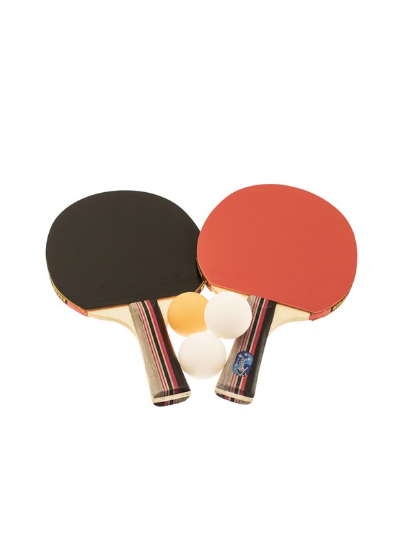 Nordic Games Table tennis paddle set of 2 rackets and 3 balls