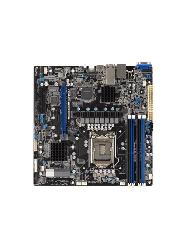 ASUS P12R-M/10G-2T Hovedkort - Intel C252 - Intel LGA1200 - DDR4 RAM - Micro-ATX