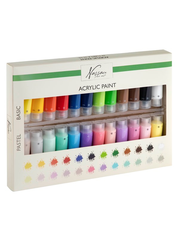Nassau Paint set acrylic 24 x 22 ml