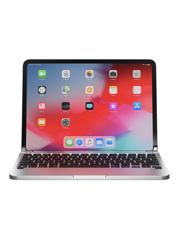 Brydge Pro Aluminum Keyboard for iPad Pro 11" - Tastatur - Nordisk - Sølv