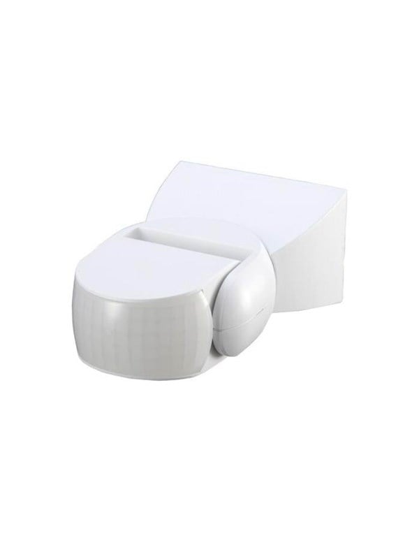 Gripo Motion sensor 180° with switch relay, IP44, White