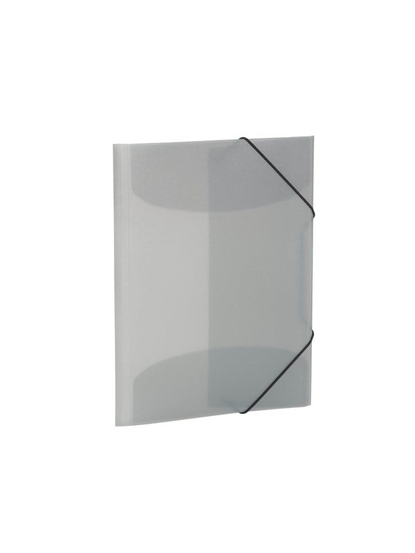 HERMA Elasticated folder A4 PP translucent grey