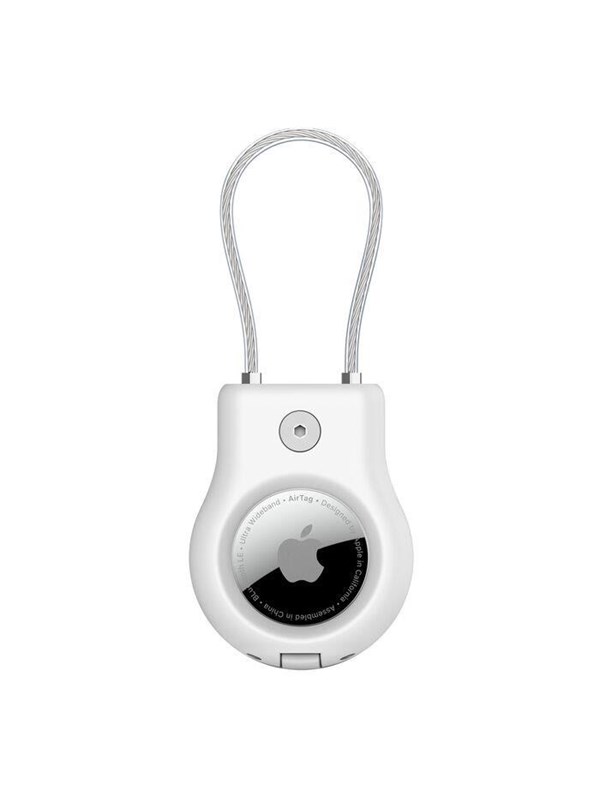Belkin Secure Holder with Wire Cable - Airtag - White