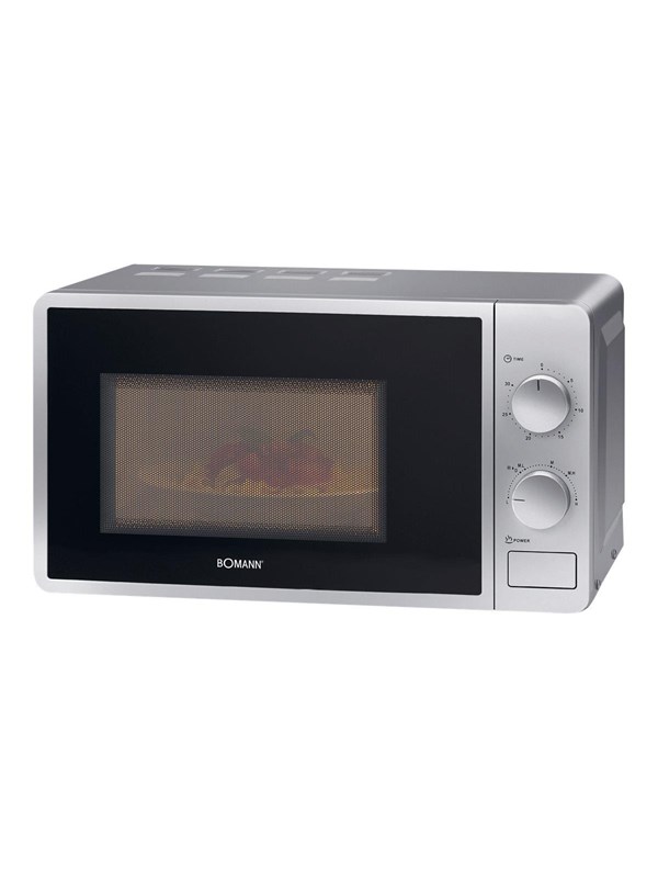 Bomann MW 6014 CB - microwave oven - freestanding - silver