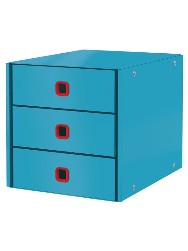 Leitz Click & Store Cosy skuffkabinett (3 skuffer) Sjøblå