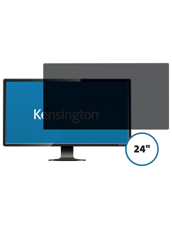 Kensington 24" bred (16:9) 2-veis Avtagbart Skjermfilter