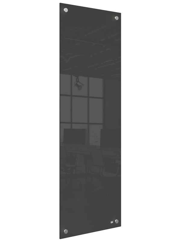 Nobo Glasstavle Panel Home 30x90cm Sort
