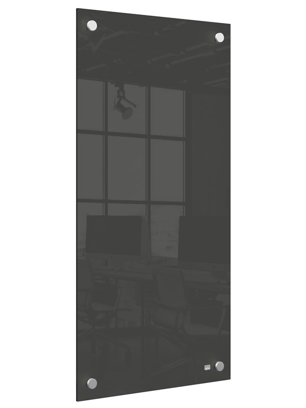 Nobo Glasstavle Panel Home 30x60cm Sort