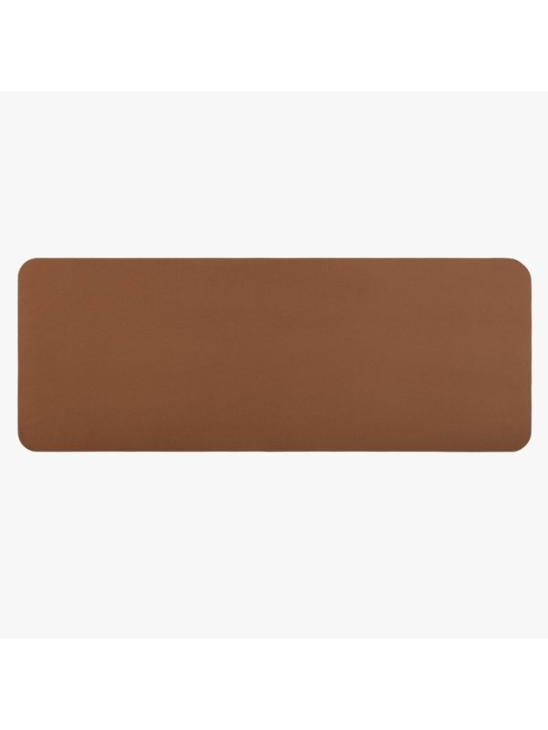 Alterzone PAD desktop bærekraftig vegansk skinnoverflate, cognac brun