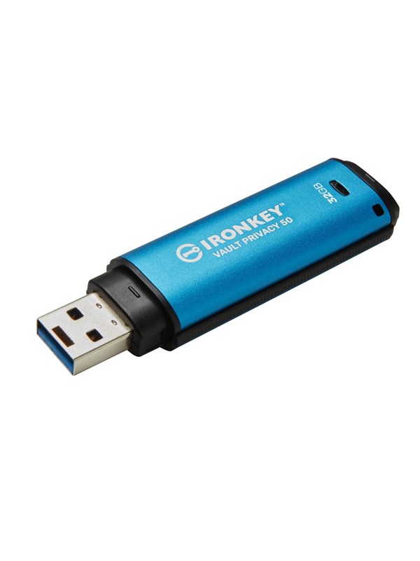 Kingston IronKey Vault Privacy 50 (USB-A 3.2) - 32GB - Minnepenn