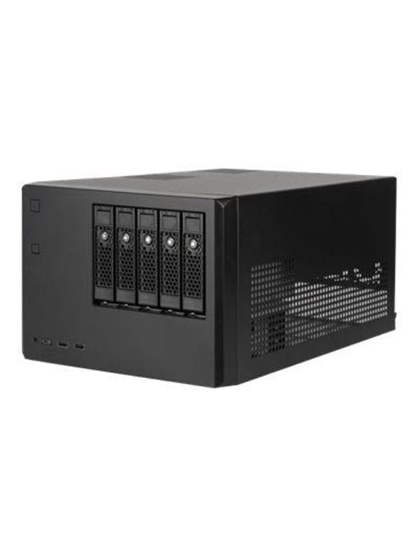 SilverStone CS351 - Kabinett - Desk - Svart