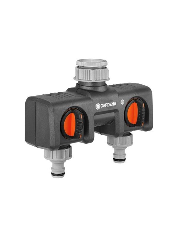 Gardena 2-veis vannfordeler (1/2", 5/8", 3/4", 1")