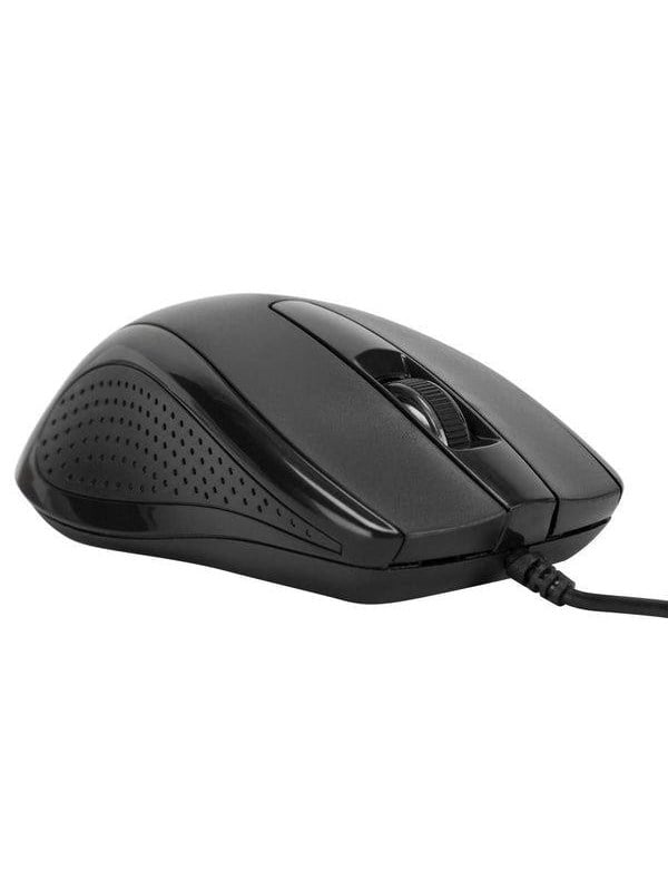 Targus Full-Size Optical Antimicrobial Wired Mouse - Mus - Optisk - Svart