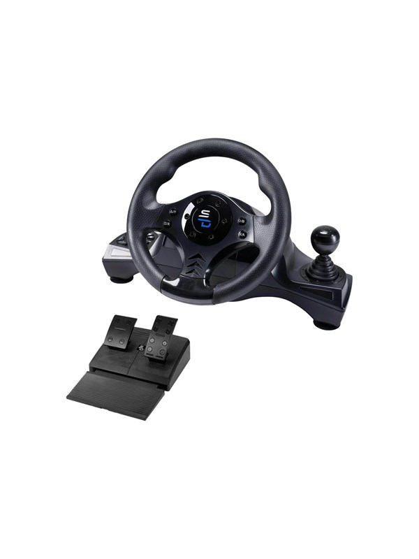 Subsonic Superdrive GS 750 Steering Wheel - Wired Steering wheel & Pedal set - Sony PlayStation 4