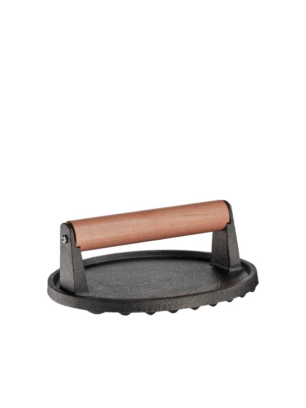 Kødpresser BBQ stål/palisander Ø18cm