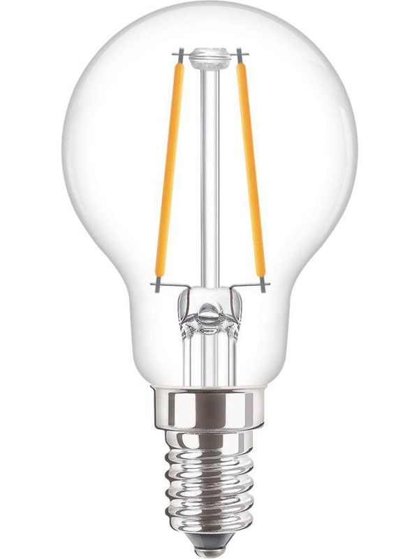 Philips LED-lyspære 2W/827 (25W) Clear E14