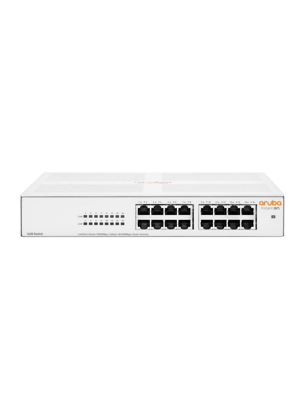 Hewlett Packard Enterprise R8R47A Networking Instant On Switch 16-Port Gigabit 1430