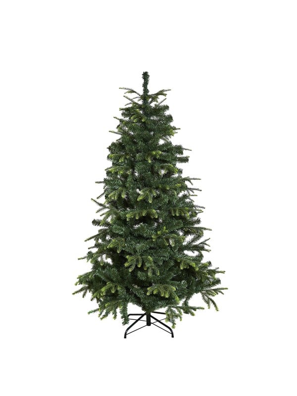 NORDIC WINTER Christmas tree artificial PE/PVC - 140x96 cm - "ALVA" class A