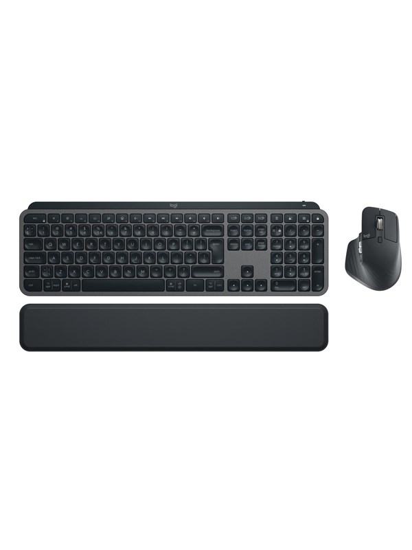 Logitech MX Keys Combo For Business Gen 2 (US) - Tastatur & Mussett - US Internasjonal - Svart
