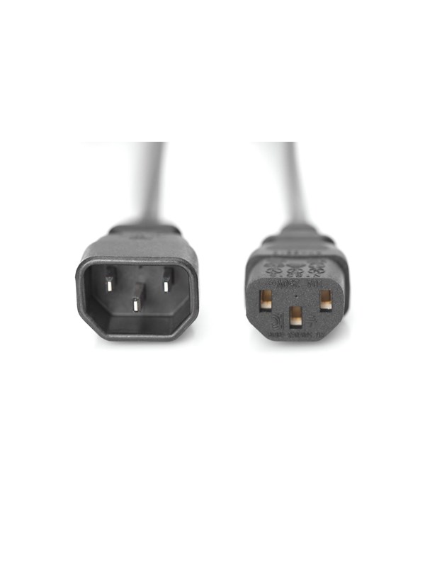 DIGITUS Power Cord Extension Cable - 1.2m