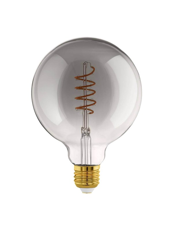 EGLO LED-lyspære G125 Globe 4W/820 100 lumen smoke dimmable E27