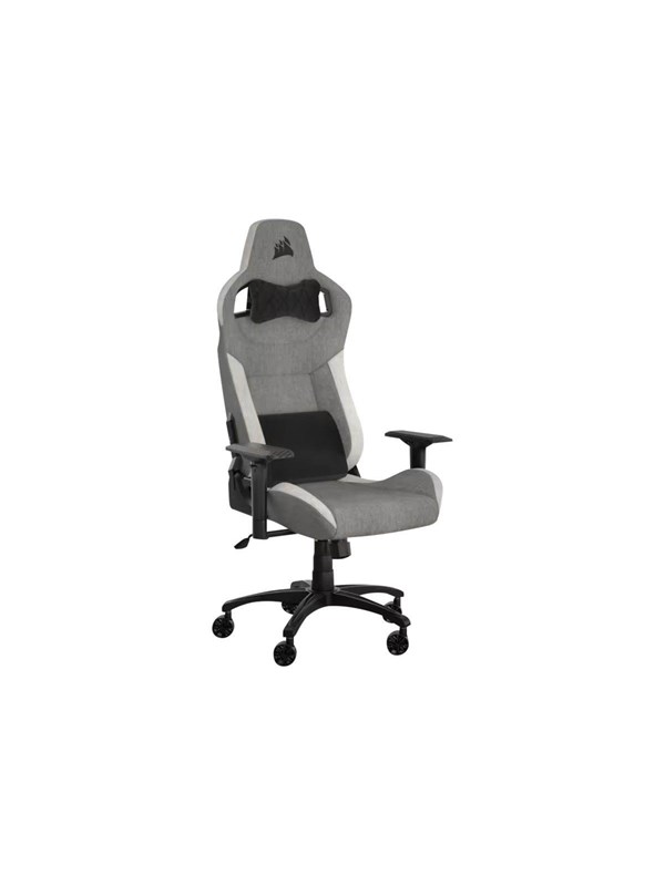 Corsair T3 RUSH - gaming chair - fabric - grey white Gamingstol - Stoff - Opptil 120 kg