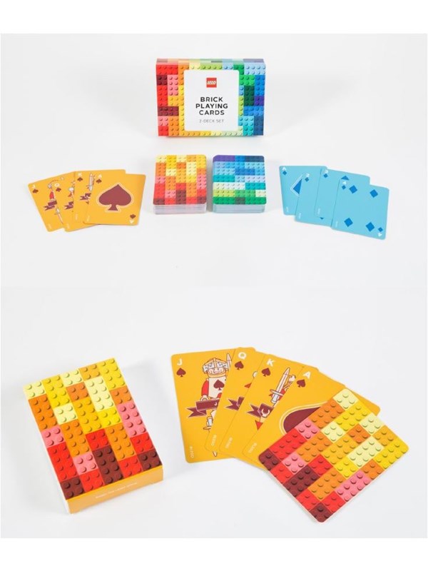 LEGO ® 2 sett spillekort Klosser
