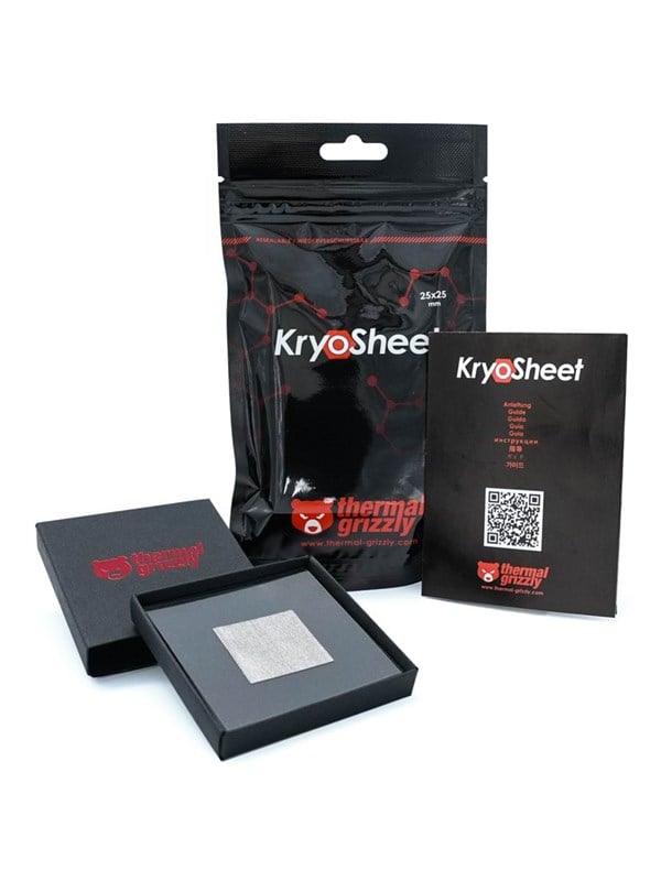 Thermal Grizzly KryoSheet thermal pad - 25 x 25 mm - Termisk plate