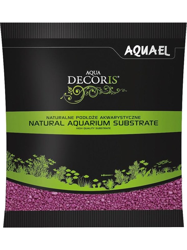 AQUAEL Aqua Decoris Substrat til Akvarier Fuchsia 1kg