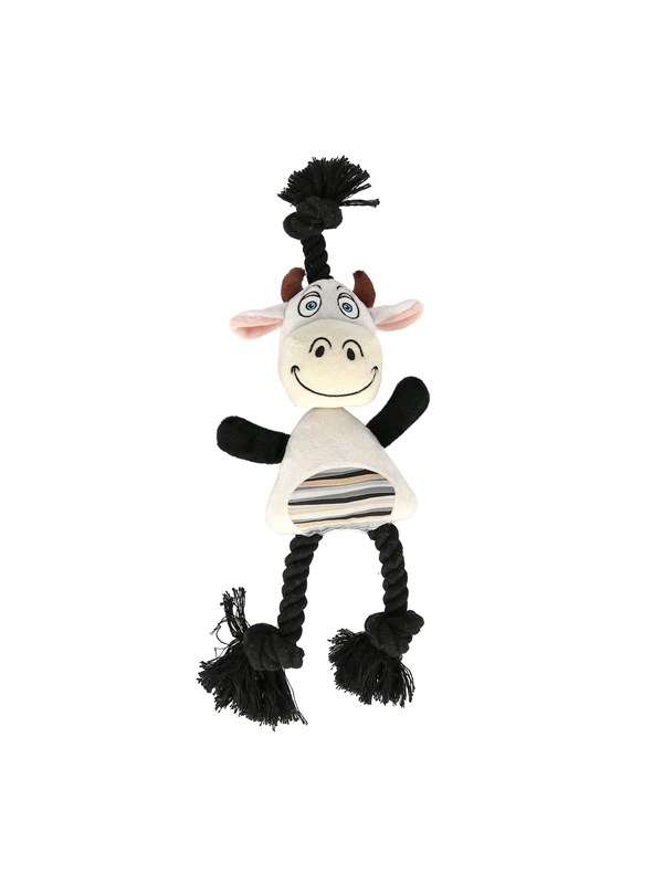 Dogman Hundeleke Cowe Rep tau-plysj 40cm