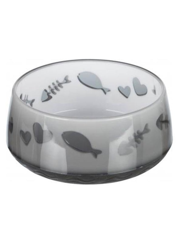 Trixie Plastic Bowl for Cats 0.3 l/ø 12 cm Assorted Colours