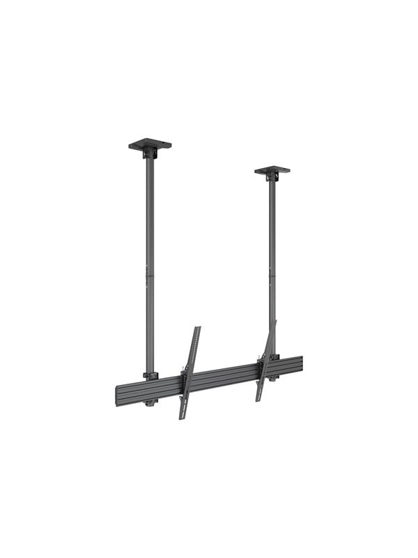 Multibrackets M Pro Series mounting kit - fixed single side tilt - for LCD display - black - Max 80 kg - recommended for 110"