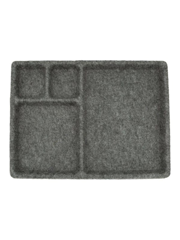Kikkerland Felt Catch-All Tray 28.6 x 20 x 2 cm