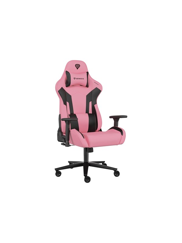 Genesis Nitro 720 Black/Pink Gamingstol - Lær - Opptil 150 kg
