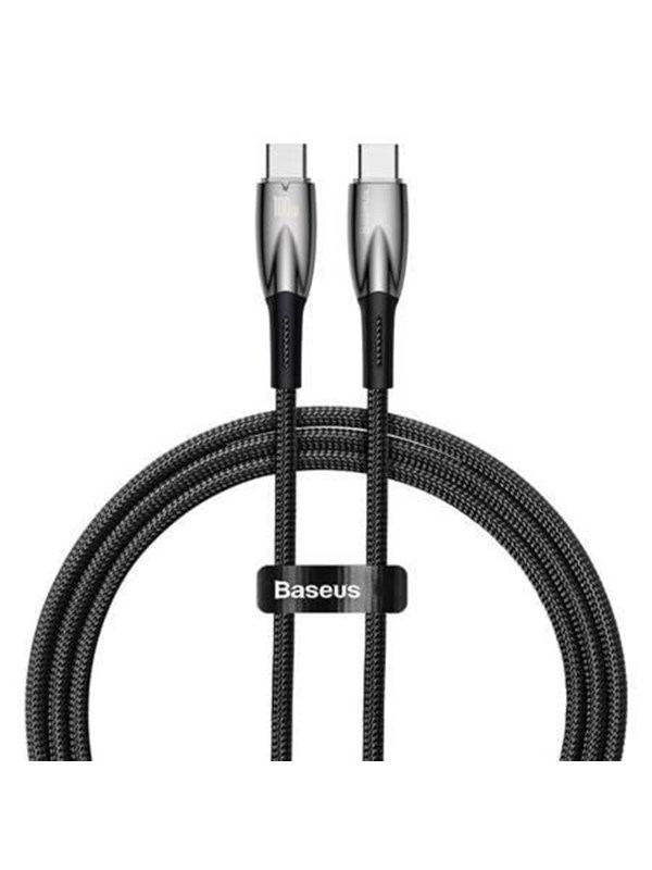 Baseus USB-C cable for USB-C Glimmer Series 100W 1m (Black)