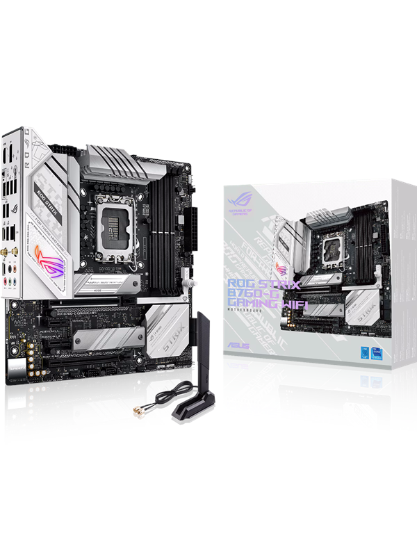 ASUS ROG STRIX B760-G GAMING WIFI (V2) Hovedkort - Intel B760 - Intel LGA1700 - DDR5 RAM - Micro-ATX